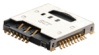 Combo SIM/microSD card holder